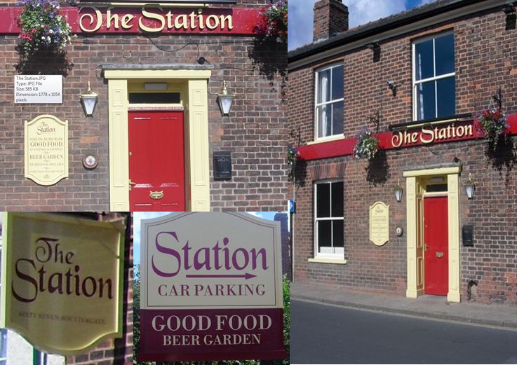 the station collage