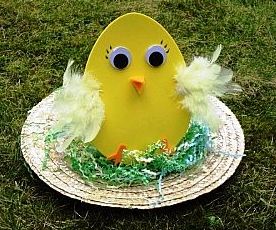 easter chicken bonnet
