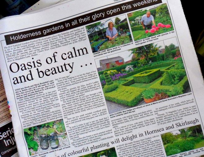 hedon open garden gazette
