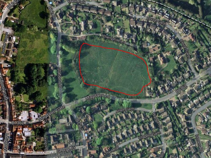 wychcroft map of development area google map