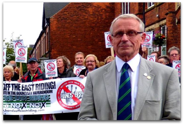 john dennis and hands off campaigners