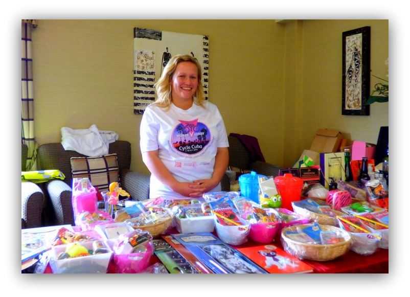 vicky merritt on stall