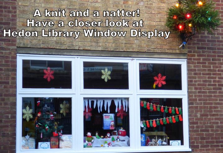 hedon library christmas display