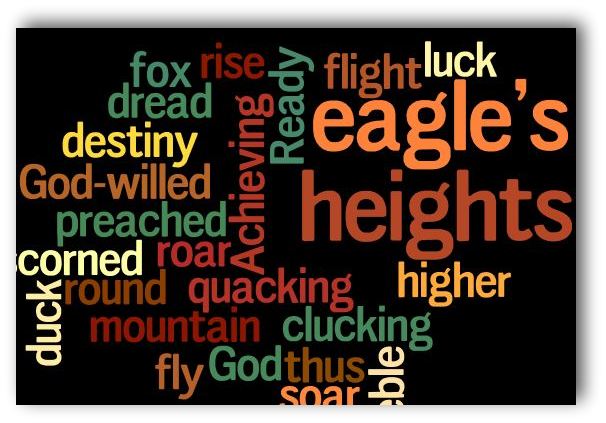 wordle eagle poem