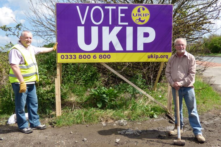 ukip sign paddy fisher terry west