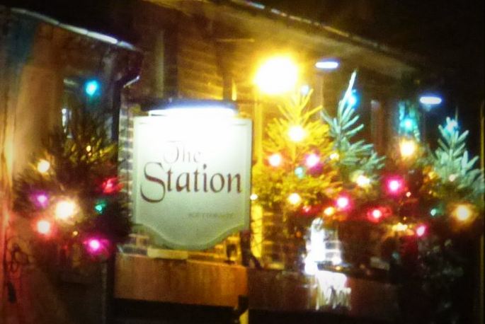 station christmas lights