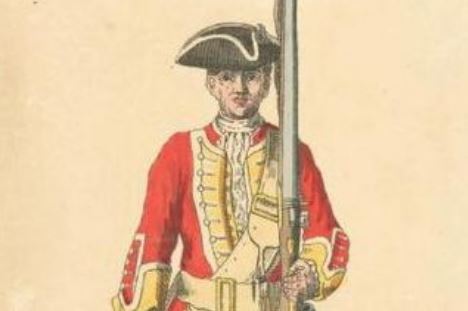 soldier 30th regt 1742 cu