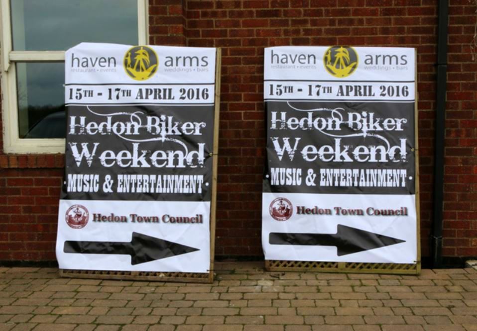 haven arms biker posters
