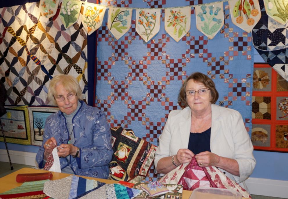 jane mcmillan and anita kay fireside quilters