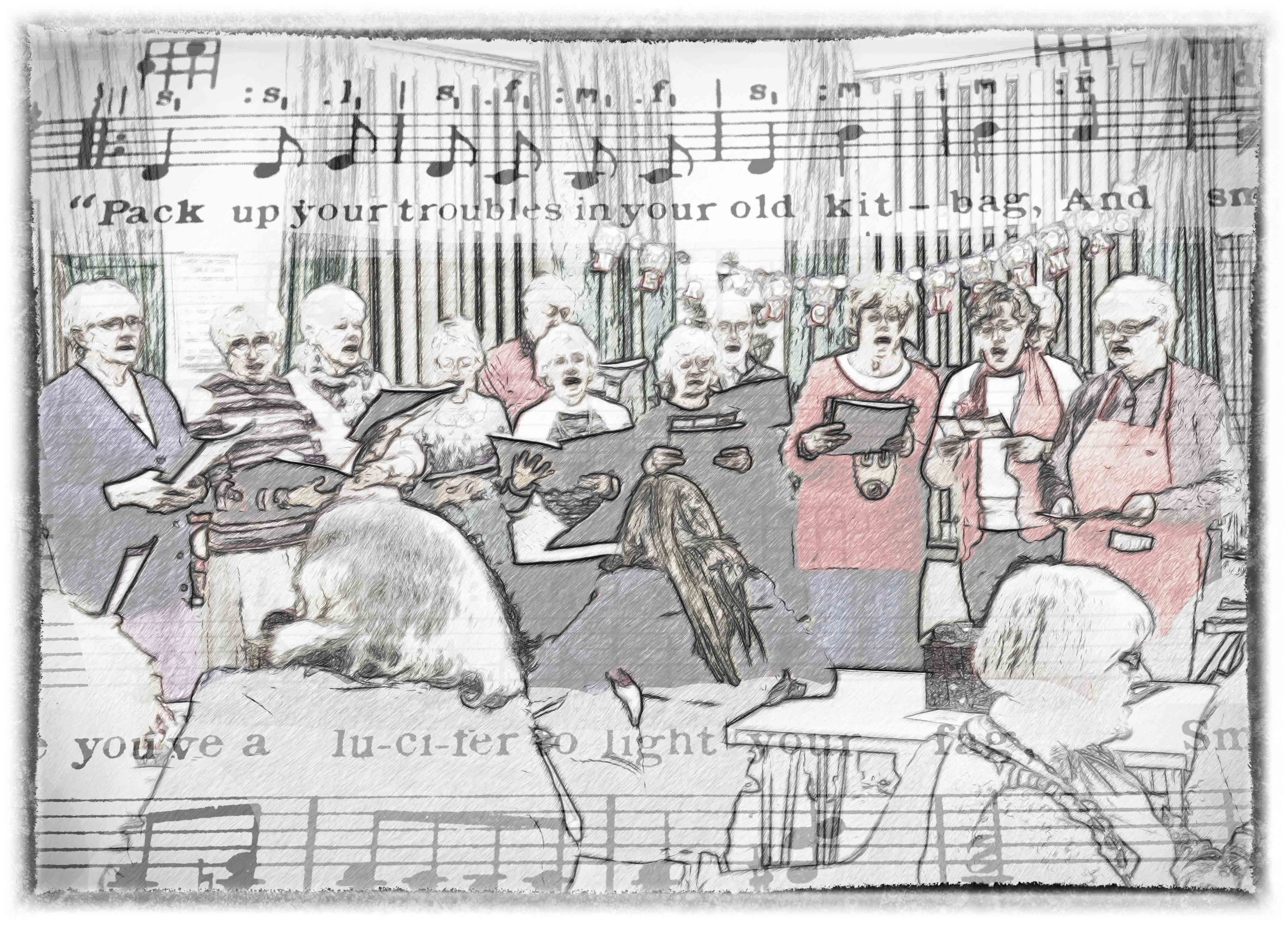 choir sketch