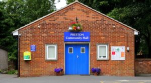 Film nights at Preston Community Hall is represented with a photo of the community hall.