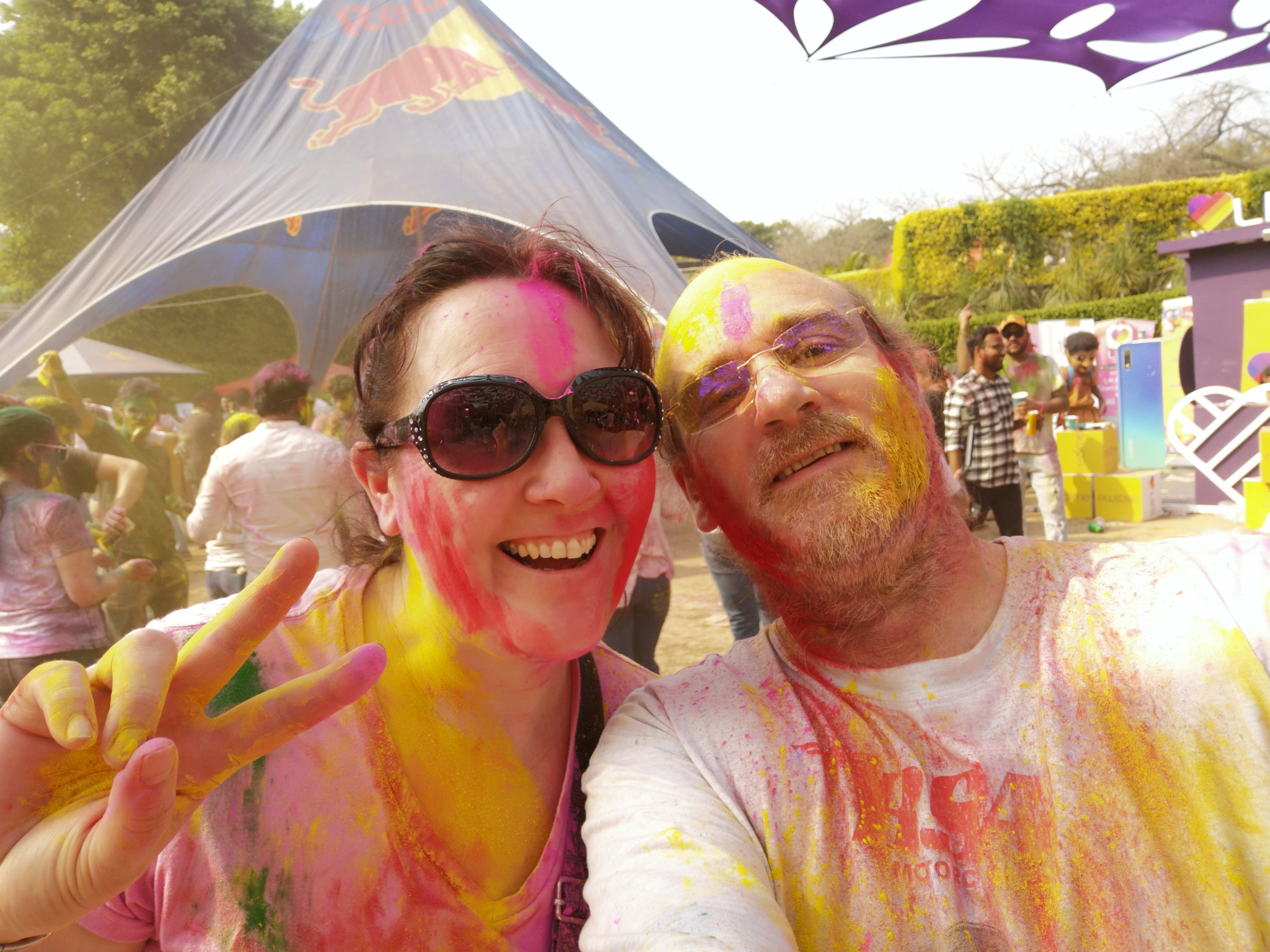 carol and guy holi fest