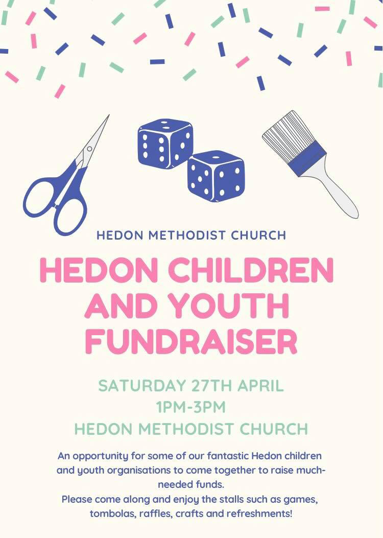 hedon fundraiser flyer