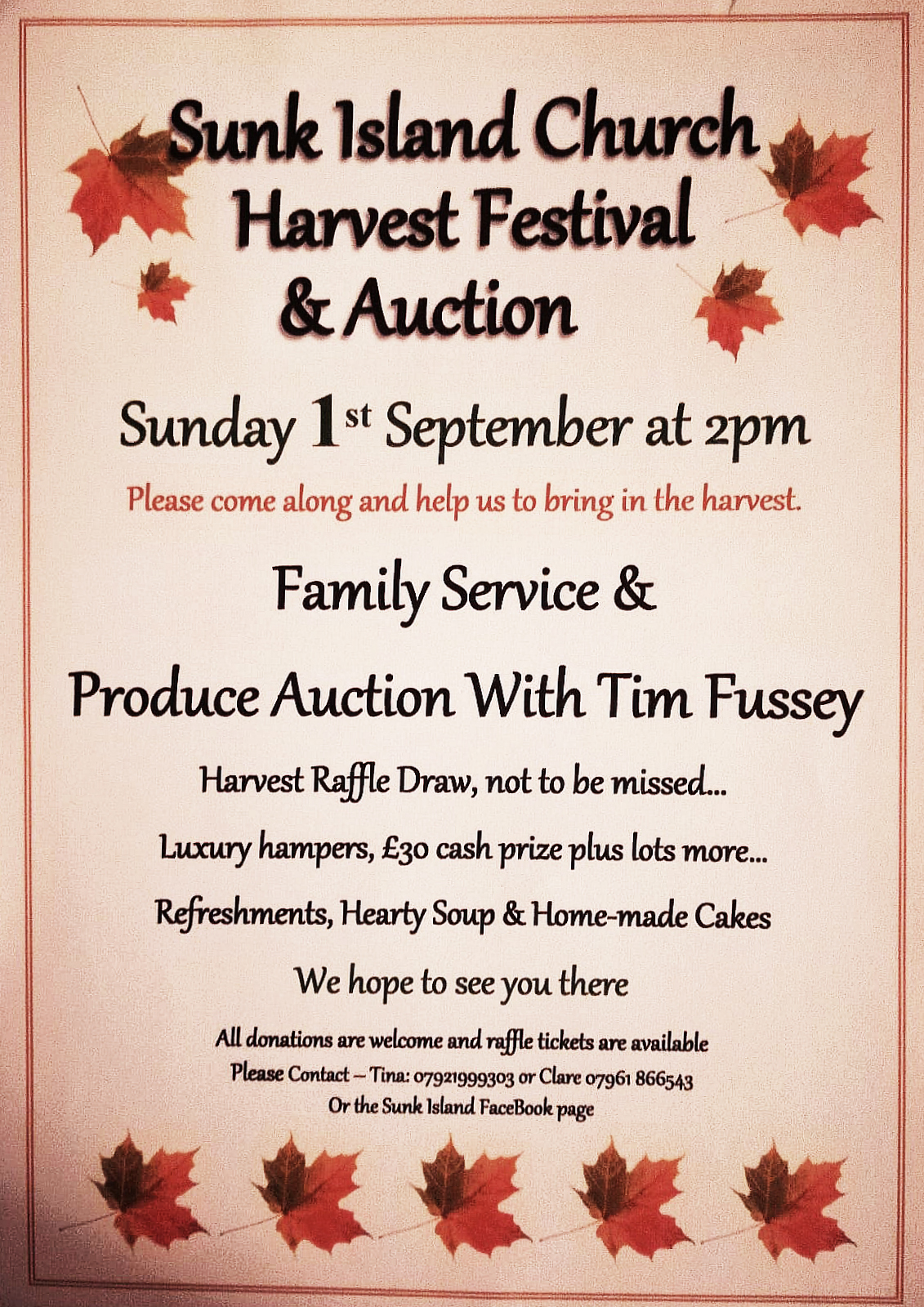 sunk island harvest festival