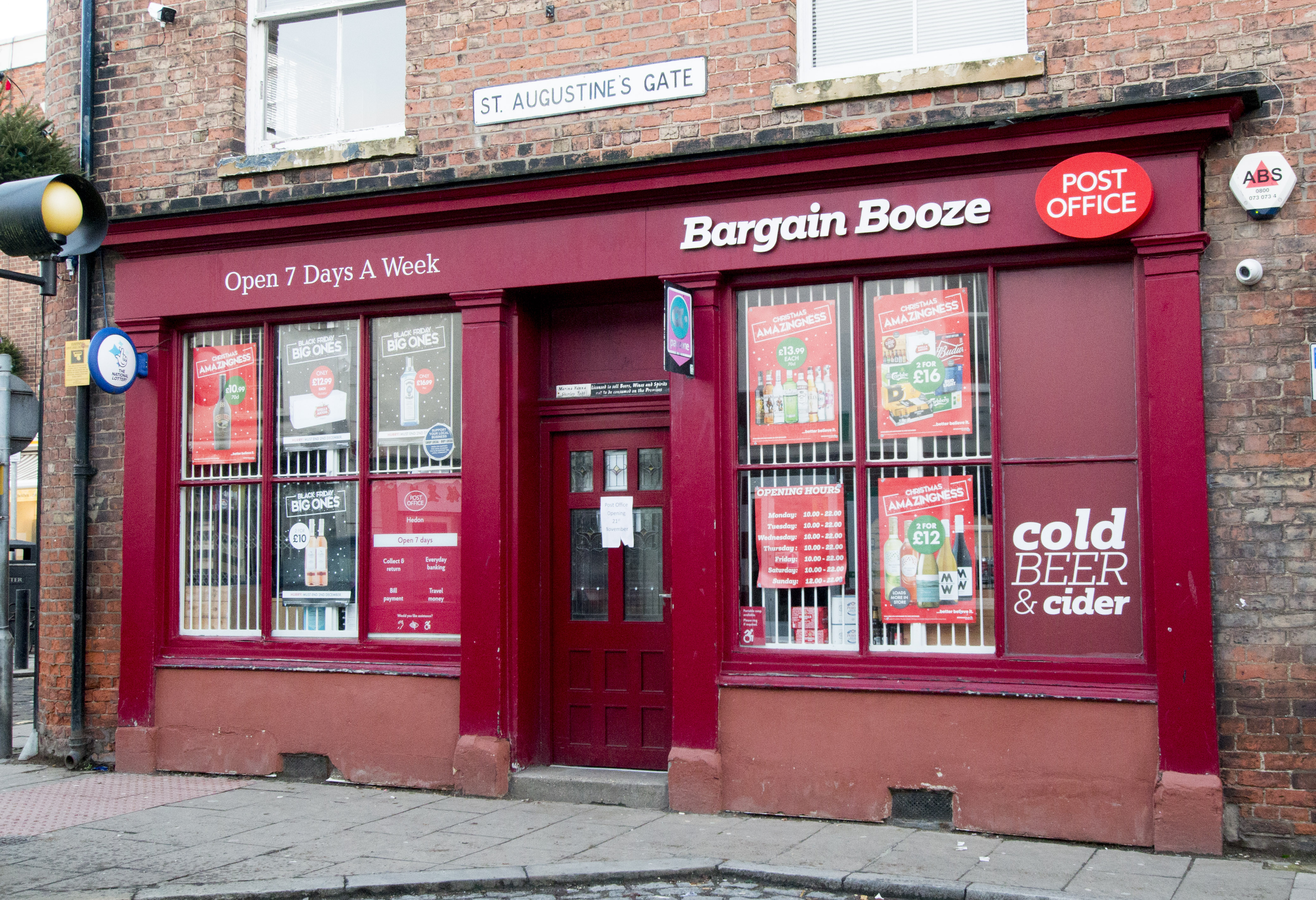 hedon post office bargain booze