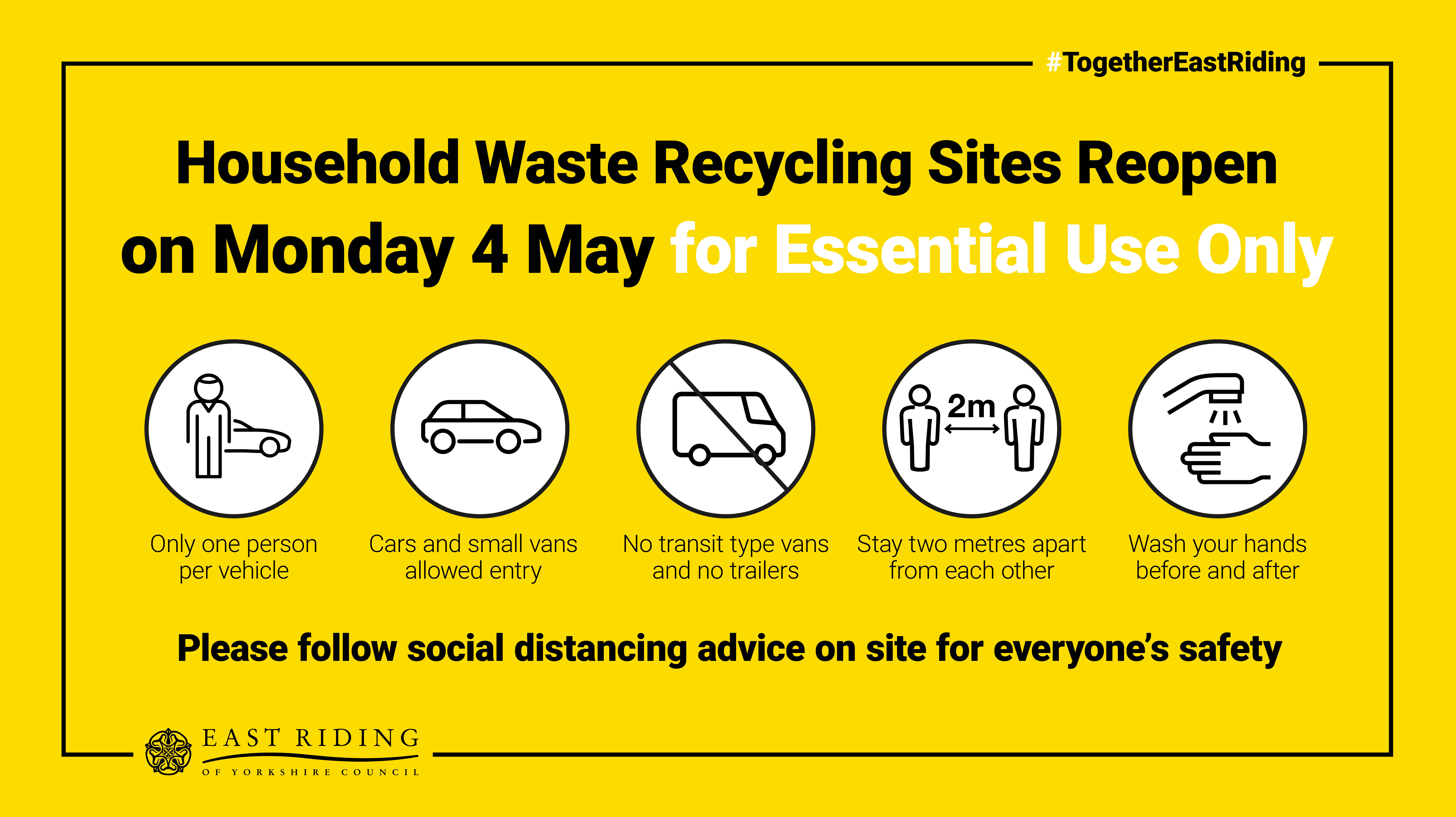 recycling social graphics reopen monday facebook