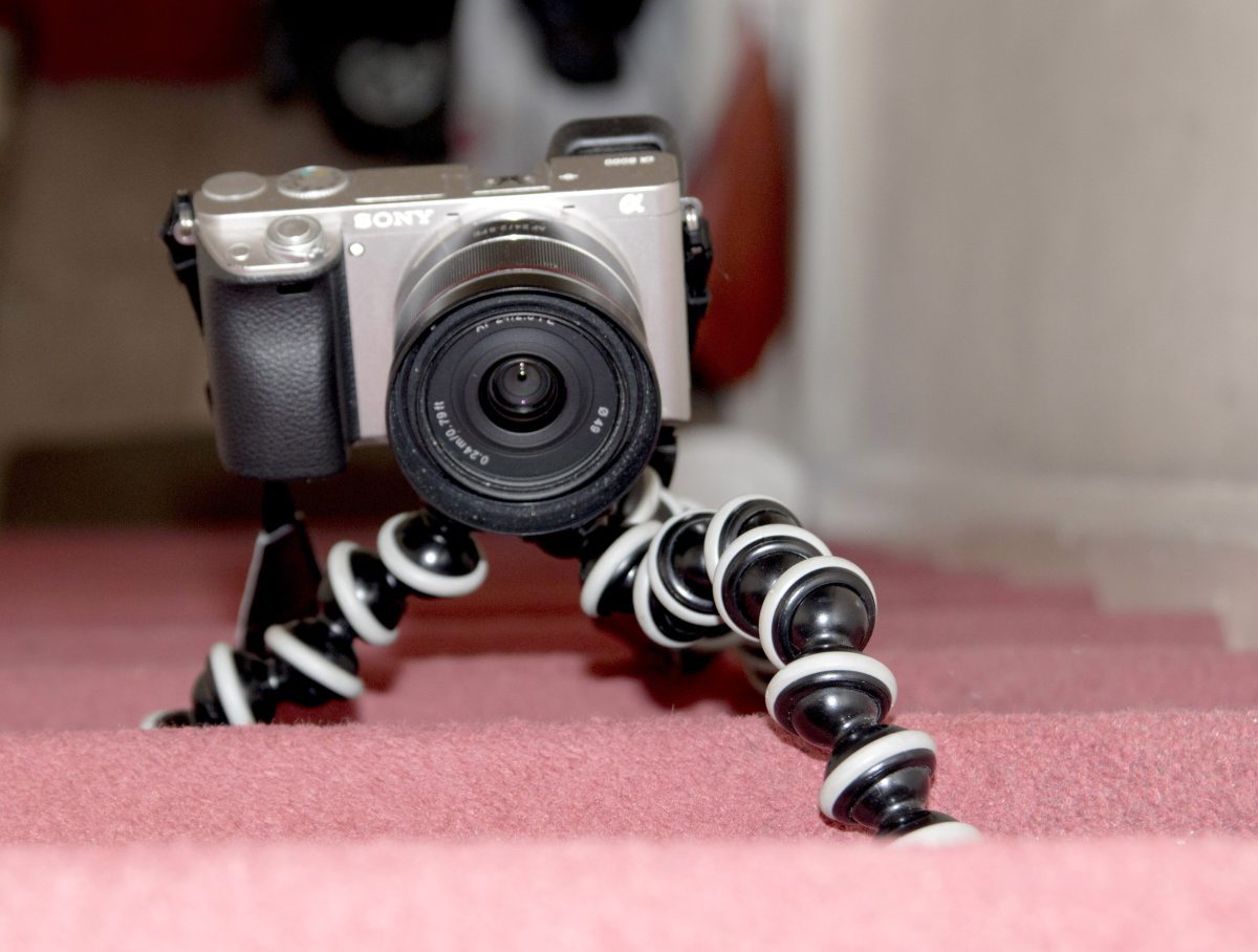 gorillapod camera stairs 2