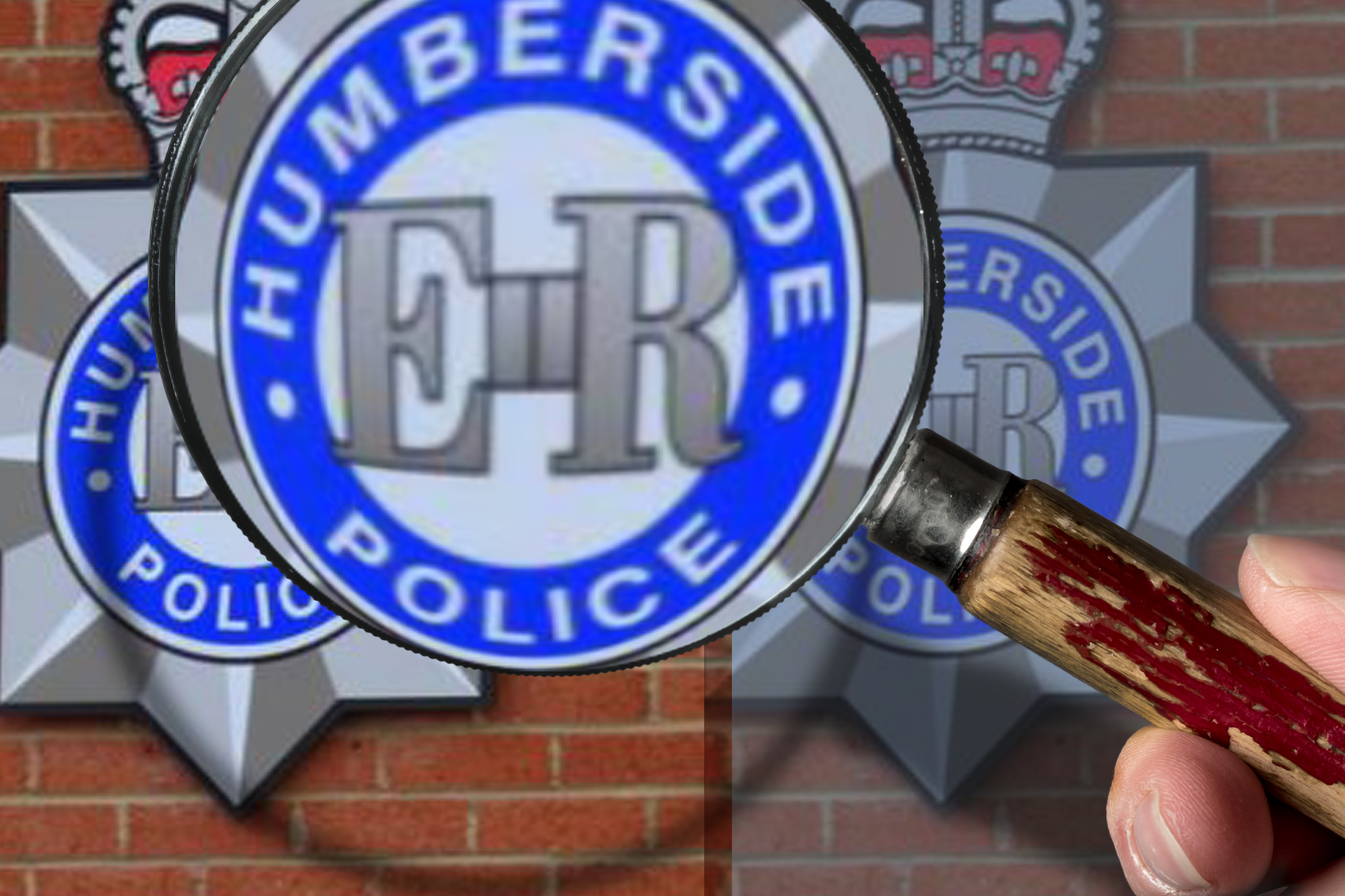 Magnify glass scrutiny police 2