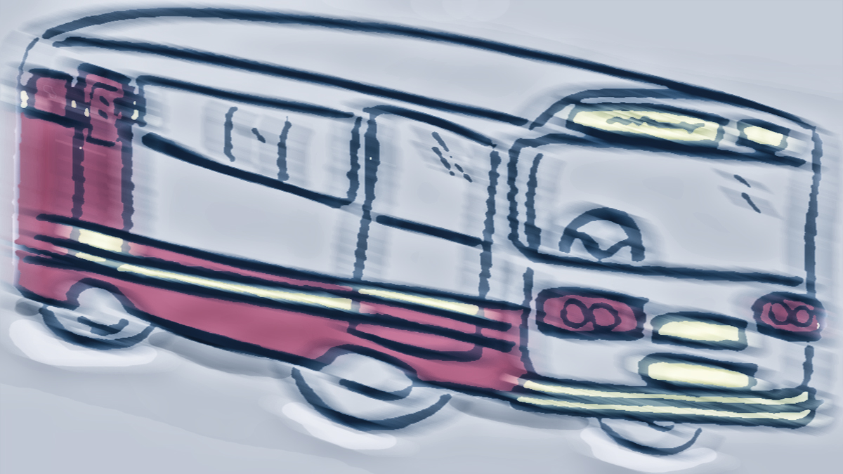 bus drawing colour 1