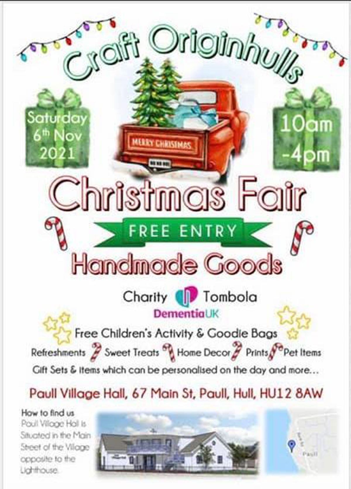 Craft Fair Paull 6 Nov