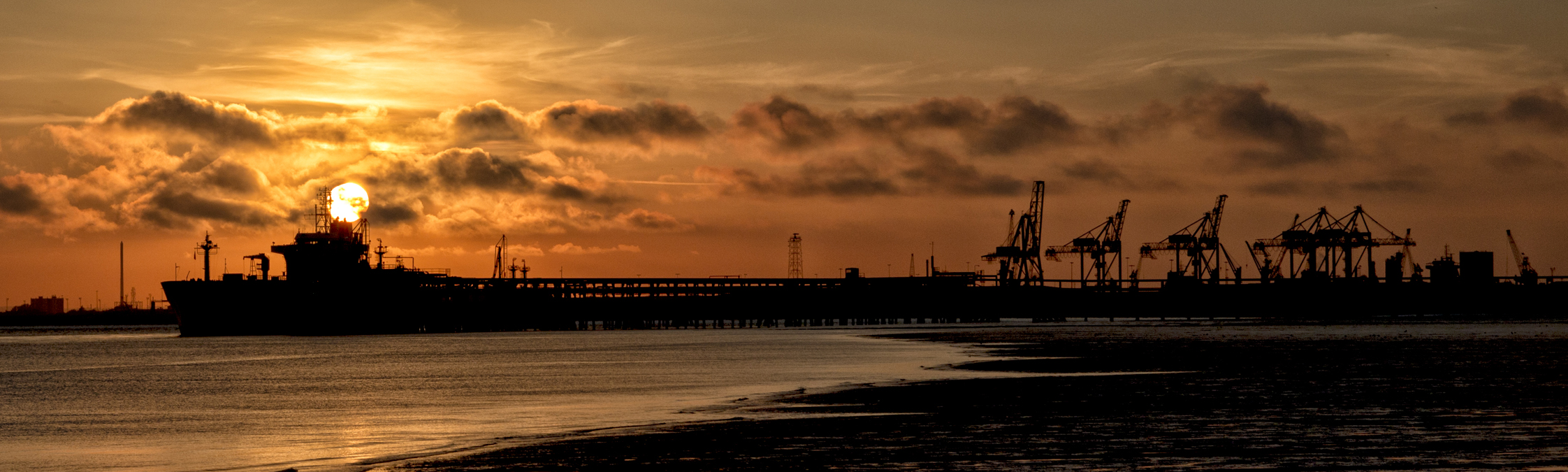 Saltend Jetty Sunset