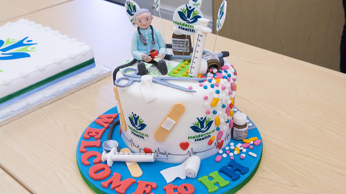 Holderness Health cake