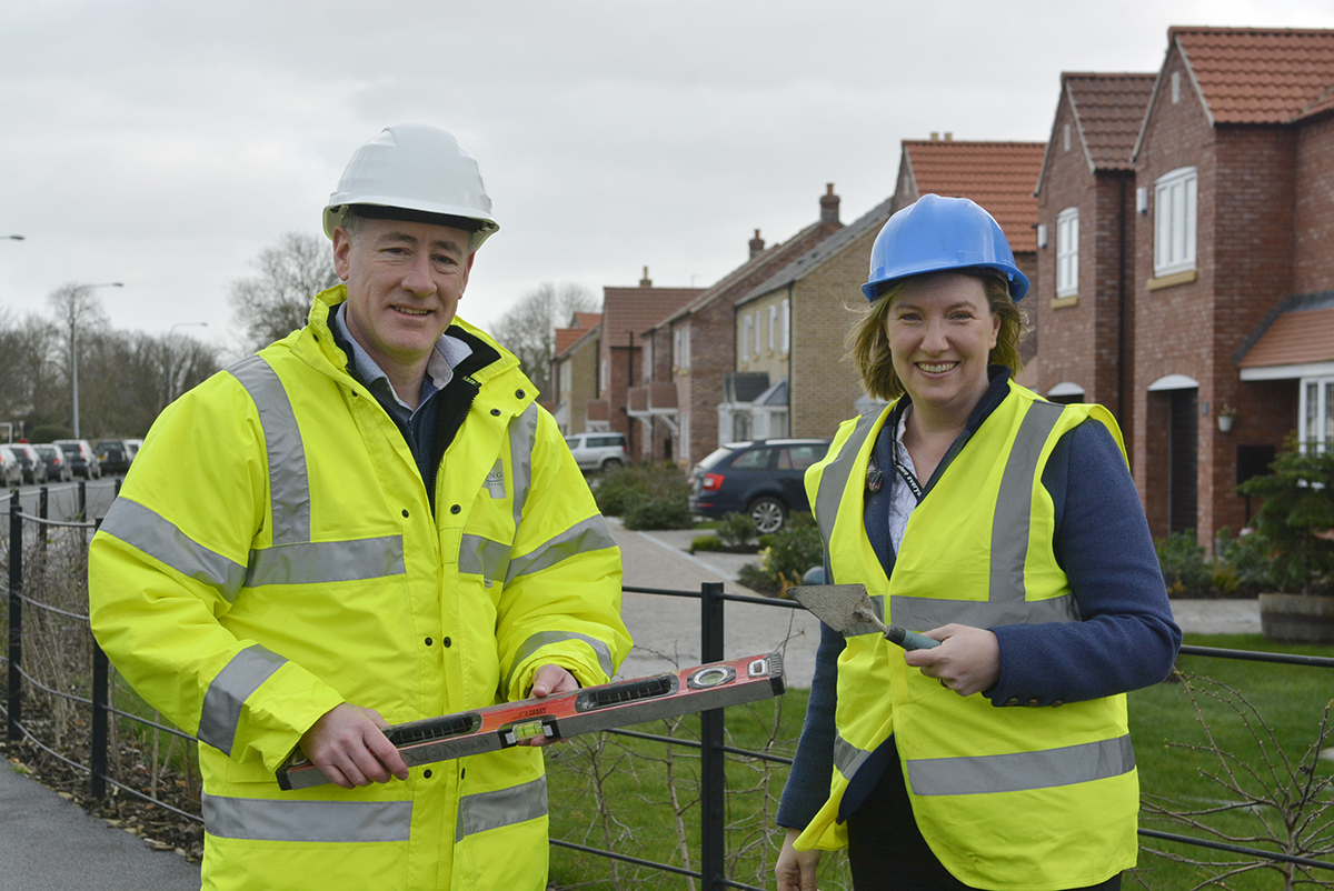 Design Consultation image Stephen Hunt and Cllr Claire Holmes