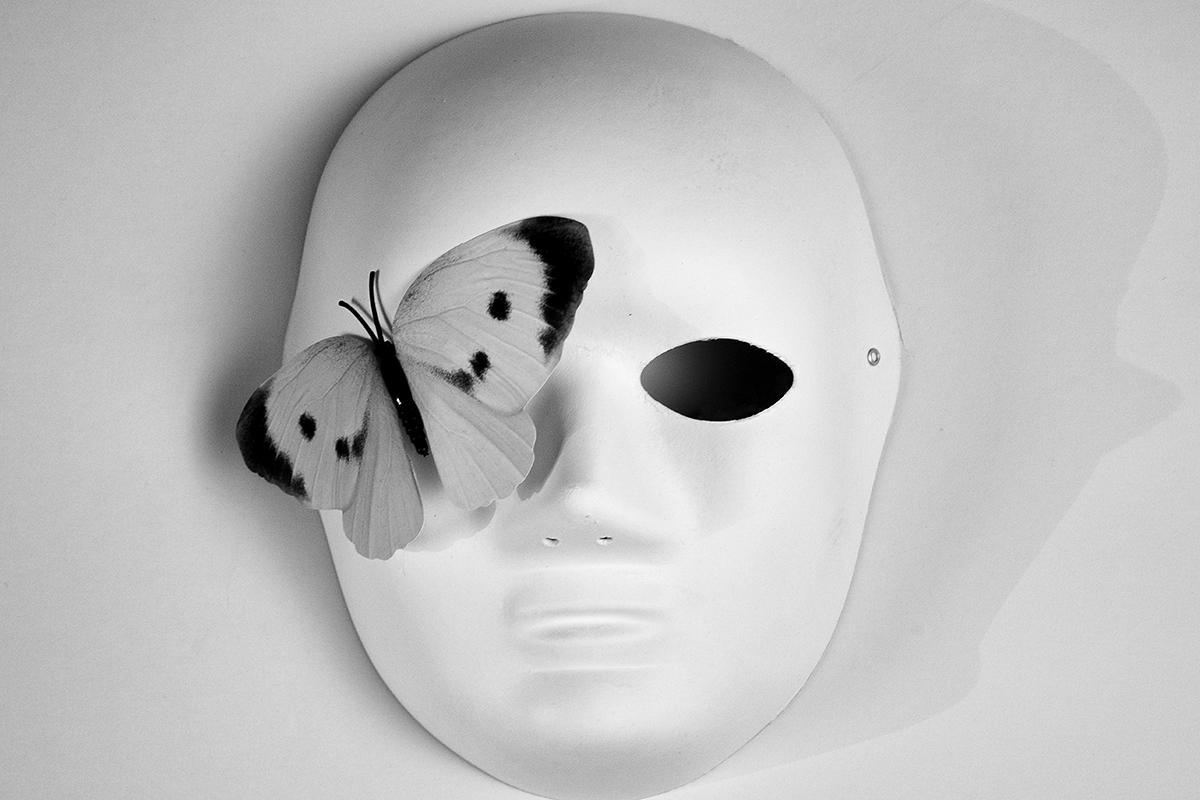 Butterfly mask Photo of the Day 7