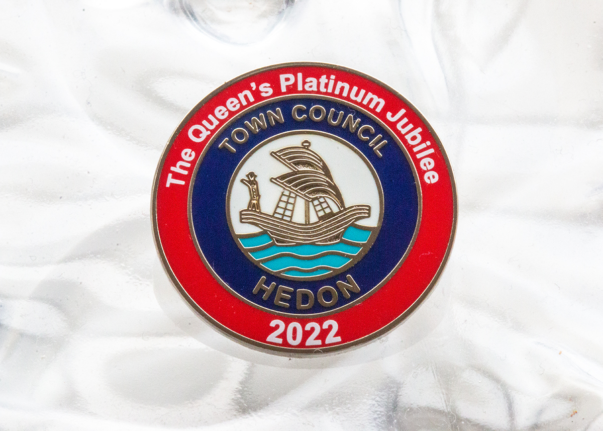 Hedon Platinum Jubilee Souvenir badge web