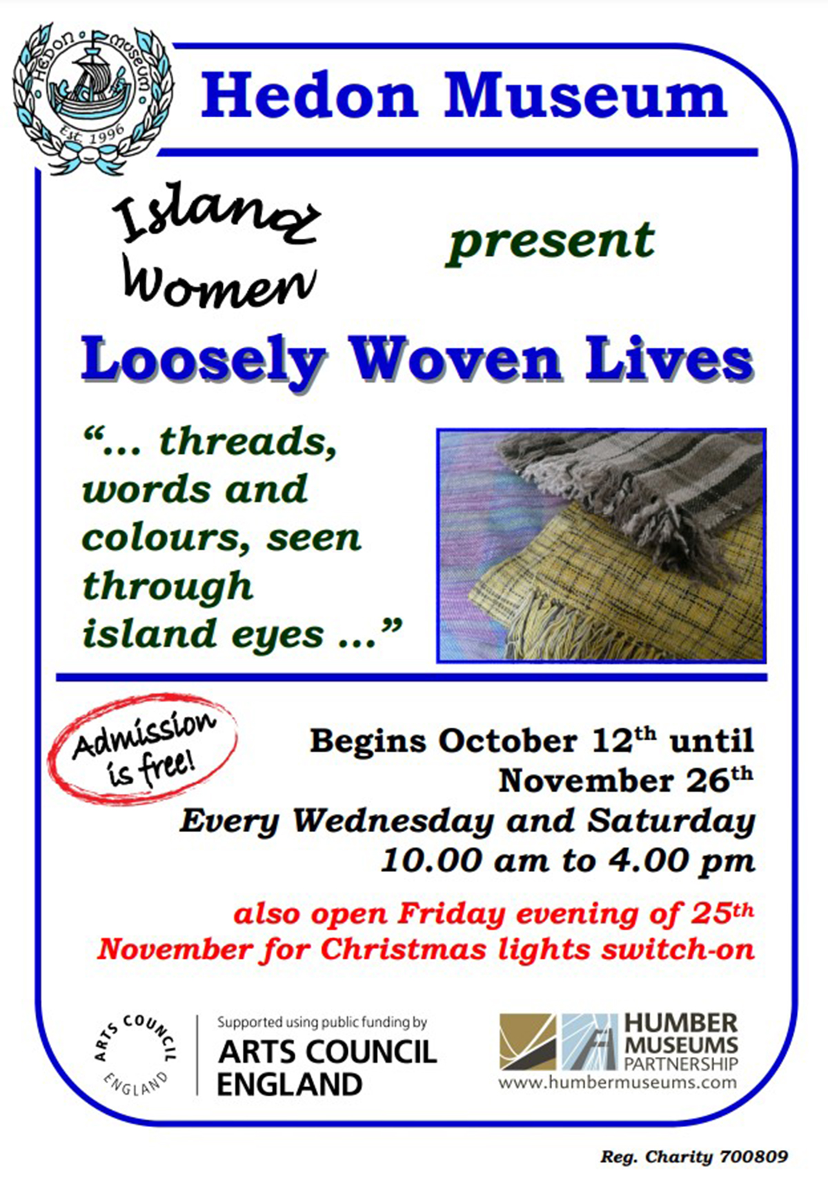 Hedon Museum Loosely Woven Lives Poster