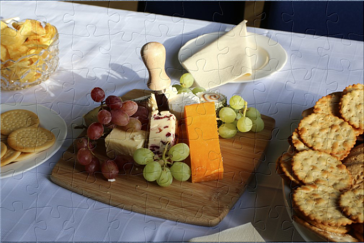 Jigsaw complete cheese