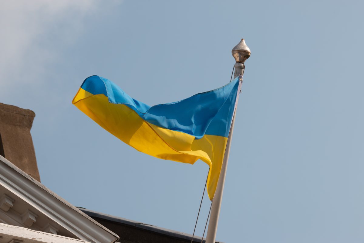 Ukrainian flag Hedon Town Hall e1688115988513