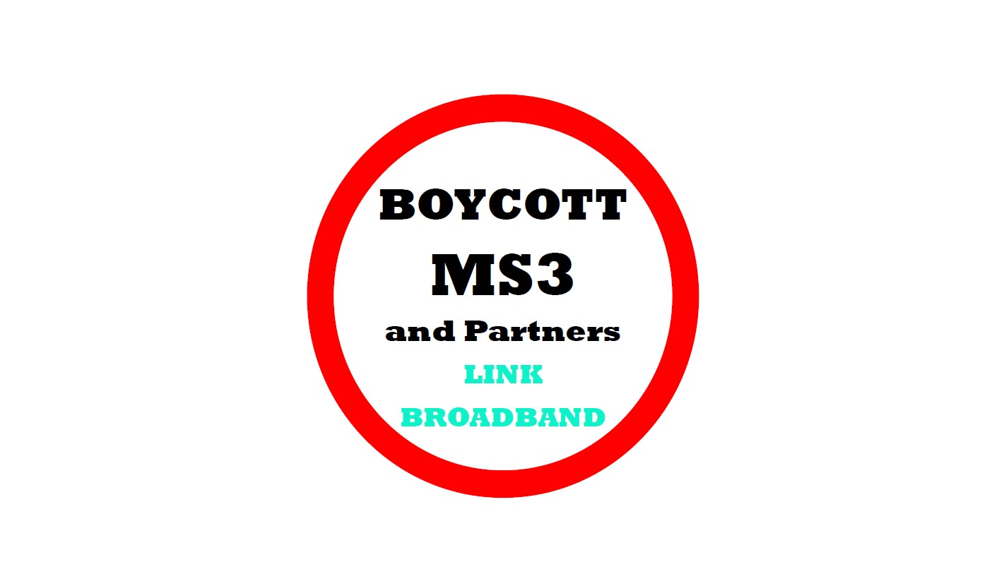 Boycott LINK BROADBAND