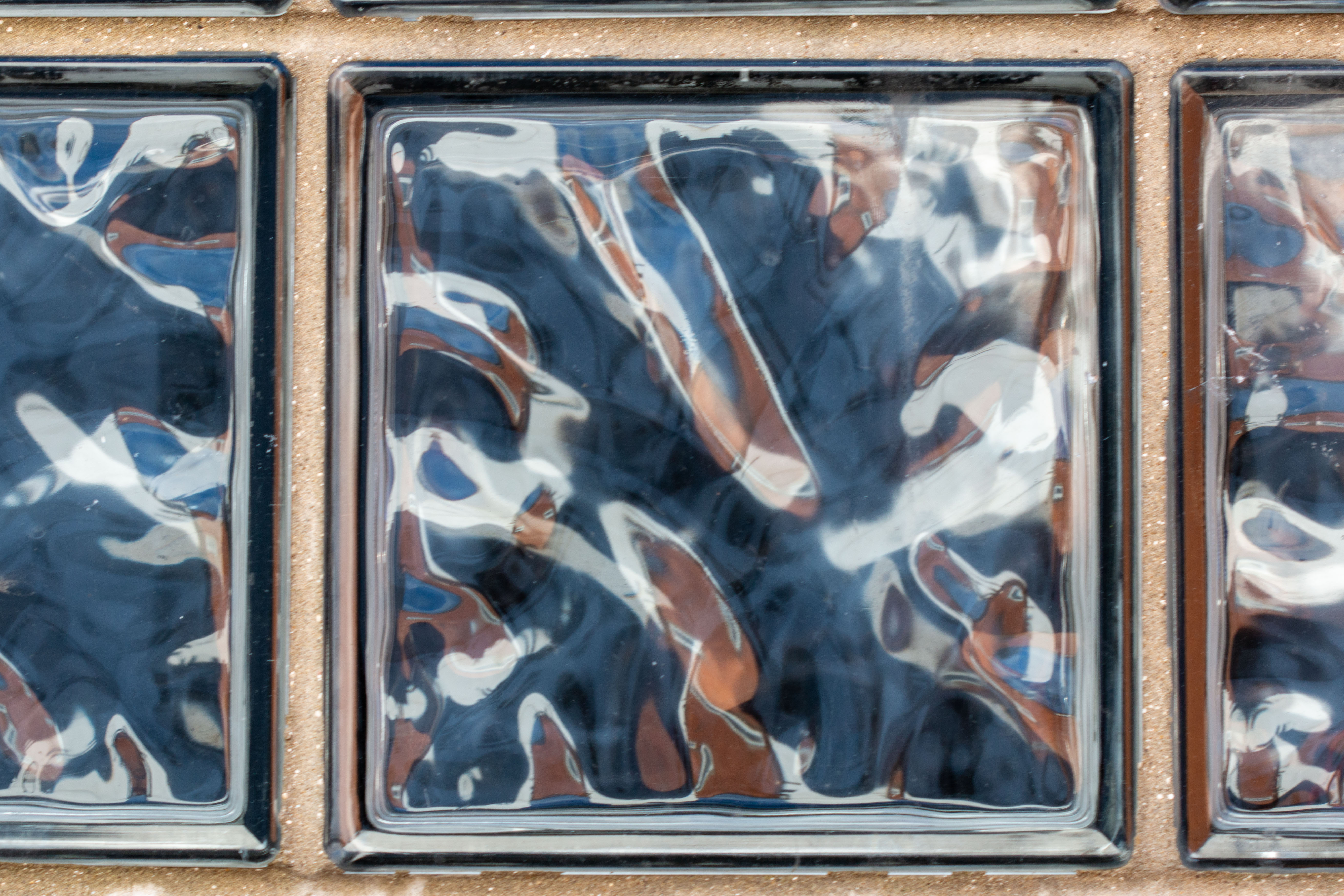 Abstract windows colour reflections