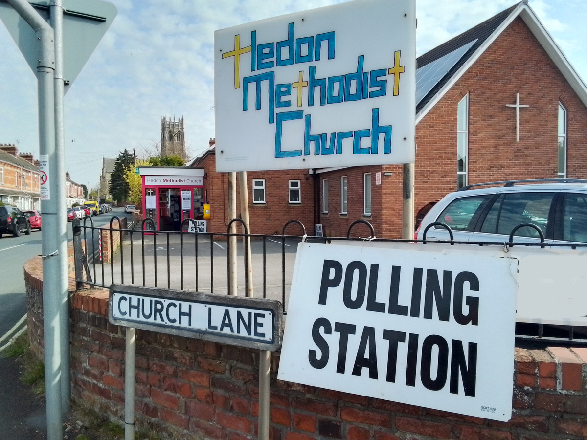 Polling Station Hedon Methodist Church