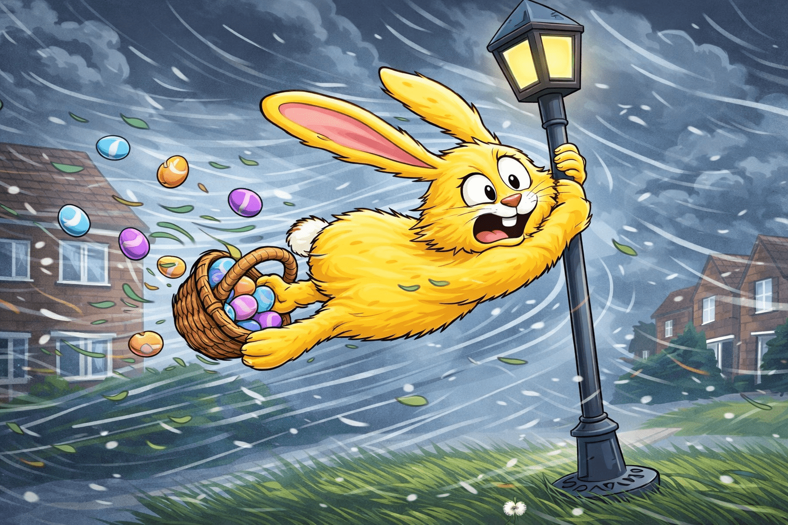 Windy for the Easter Bunny - Sunday Jigsaw.